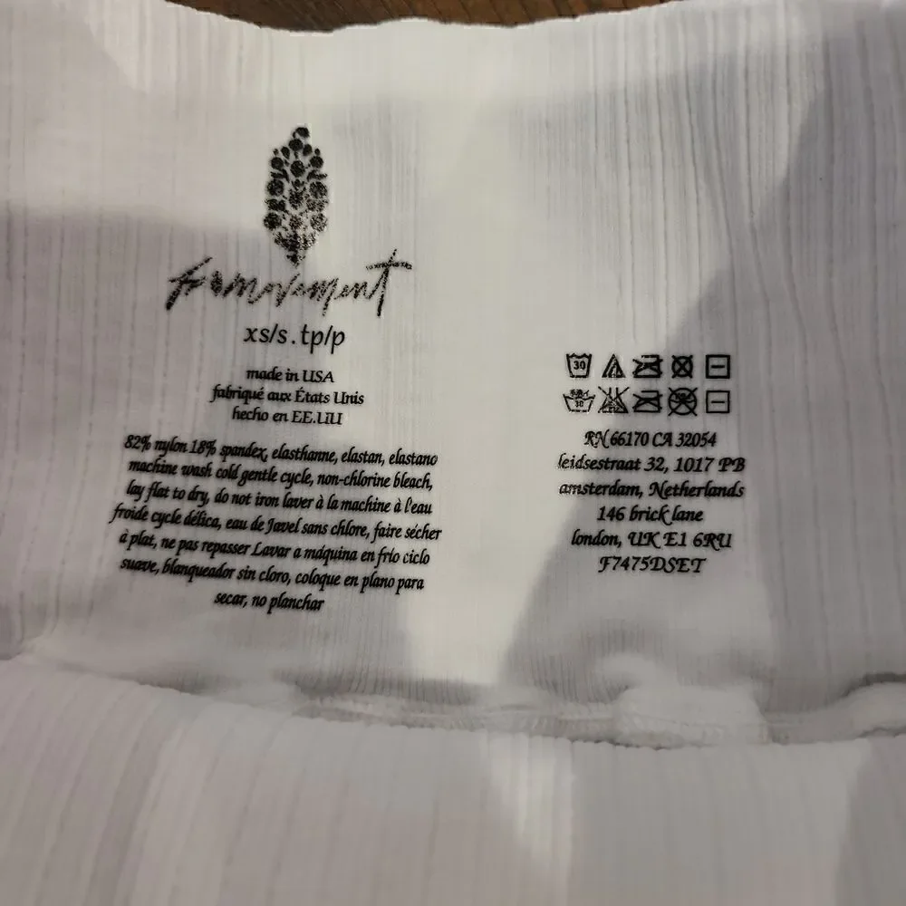 Free People Good Karma Tennis or Pickle Ball Shorts XS/S White - Picture 4 of 5
